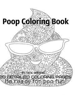 Front cover_Poop coloring book Be ready for poo fun!