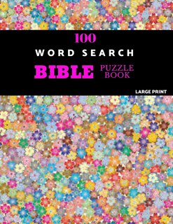 Front cover_100 Word Search Bible Puzzle Book Large Print