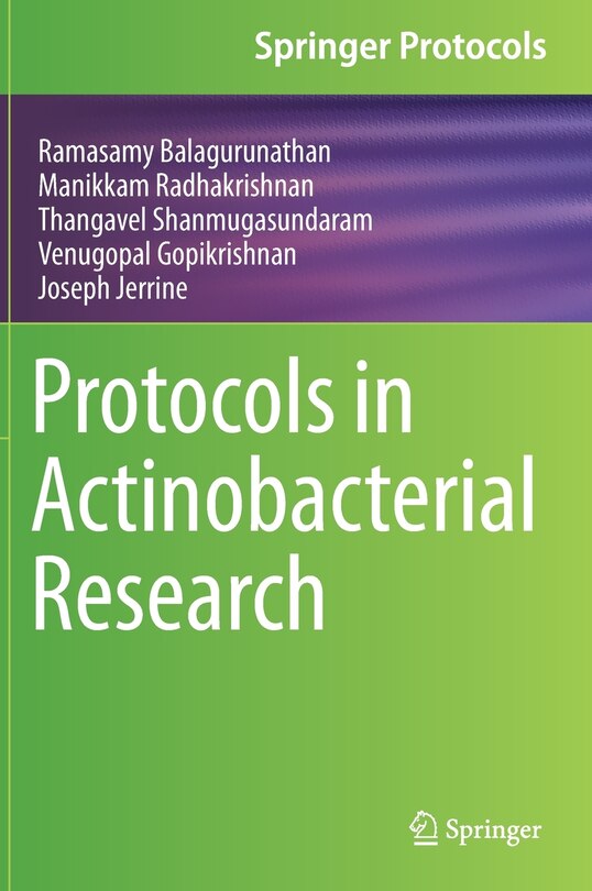 Couverture_Protocols In Actinobacterial Research