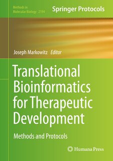 Couverture_Translational Bioinformatics For Therapeutic Development