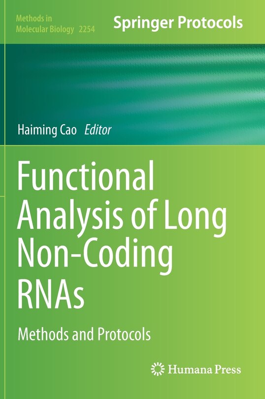 Couverture_Functional Analysis Of Long Non-coding Rnas