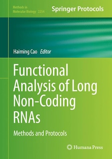 Couverture_Functional Analysis Of Long Non-coding Rnas