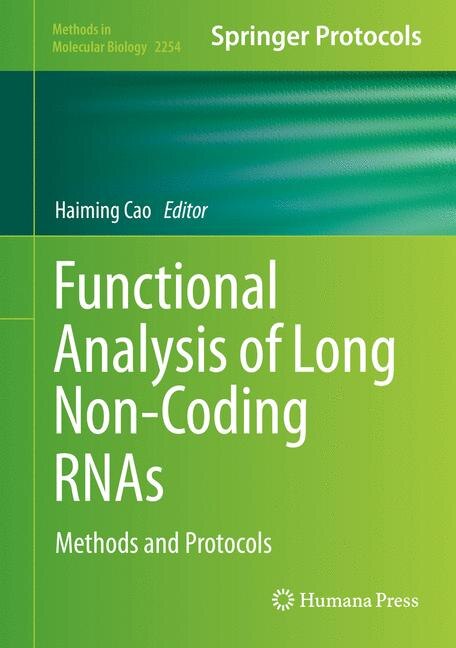 Couverture_Functional Analysis Of Long Non-coding Rnas