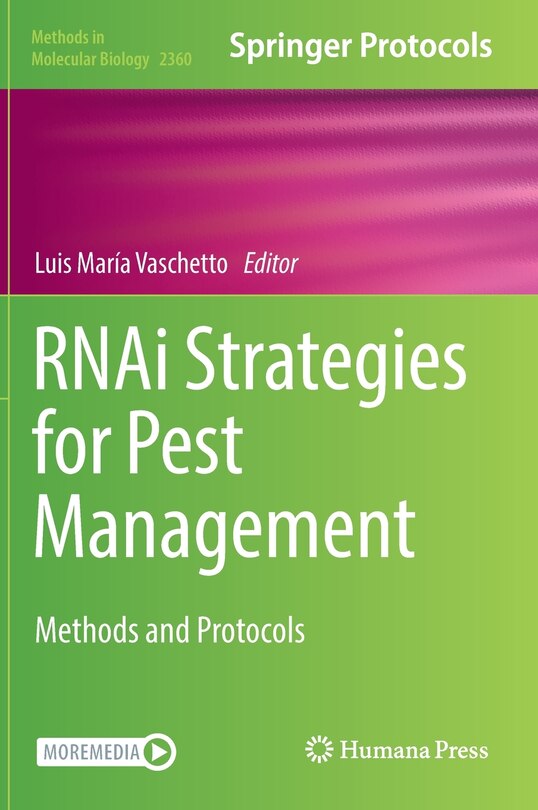 Front cover_Rnai Strategies For Pest Management