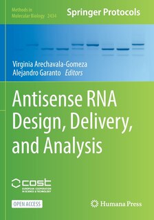 Couverture_Antisense Rna Design, Delivery, And Analysis