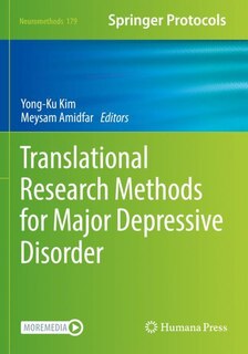 Front cover_Translational Research Methods for Major Depressive Disorder