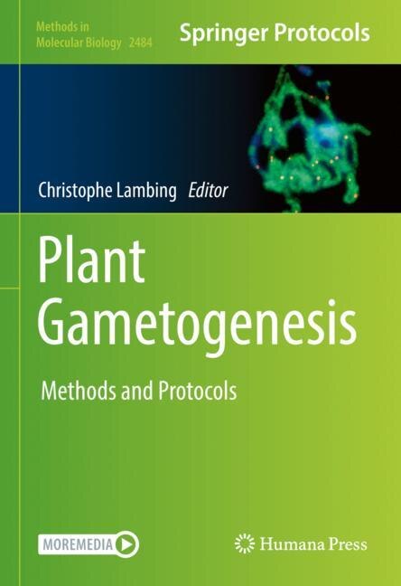 Front cover_Plant Gametogenesis