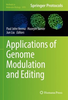 Couverture_Applications Of Genome Modulation And Editing