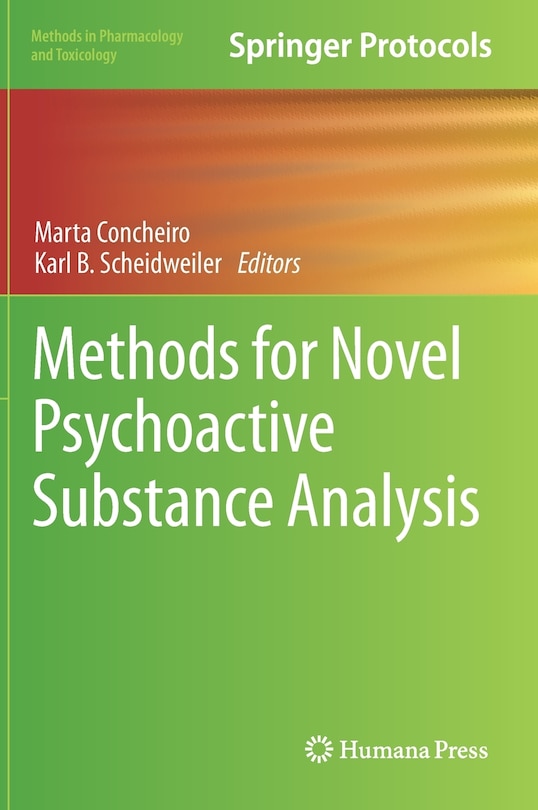 Couverture_Methods for Novel Psychoactive Substance Analysis