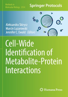 Front cover_Cell-Wide Identification of Metabolite-Protein Interactions