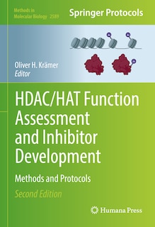 Couverture_HDAC/HAT Function Assessment and Inhibitor Development