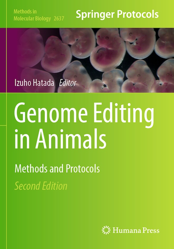 Couverture_Genome Editing in Animals