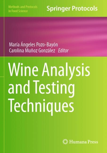 Front cover_Wine Analysis and Testing Techniques