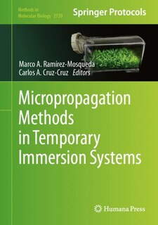 Front cover_Micropropagation Methods in Temporary Immersion Systems