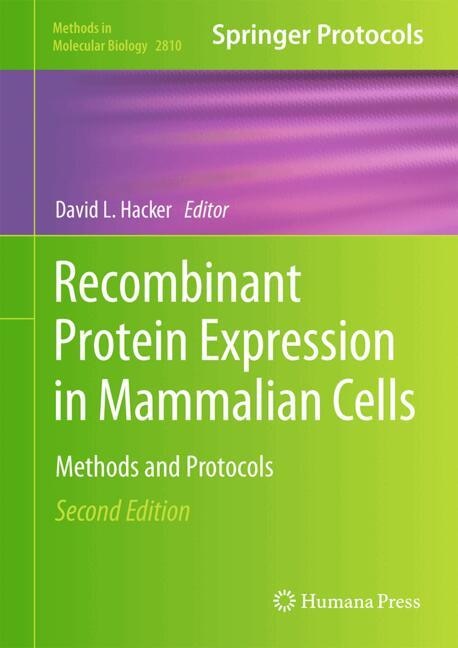 Couverture_Recombinant Protein Expression in Mammalian Cells