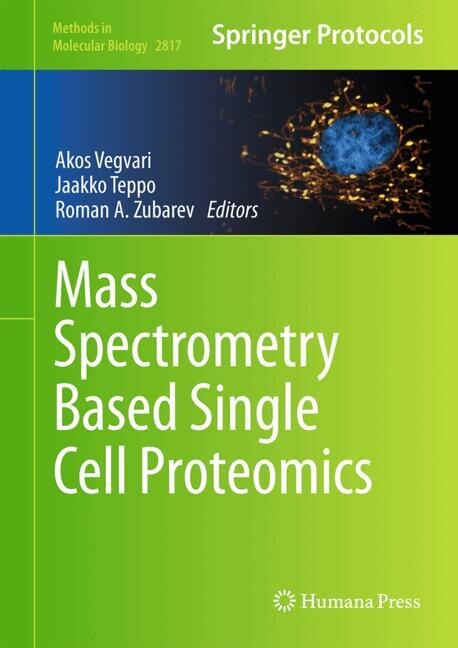 Couverture_Mass Spectrometry Based Single Cell Proteomics