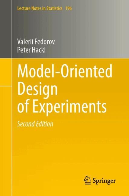 Front cover_Model-Oriented Design of Experiments