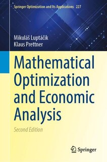 Couverture_Mathematical Optimization and Economic Analysis
