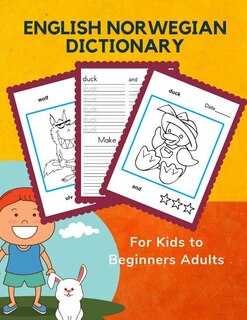 Couverture_English Norwegian Dictionary for Kids to Beginners Adults