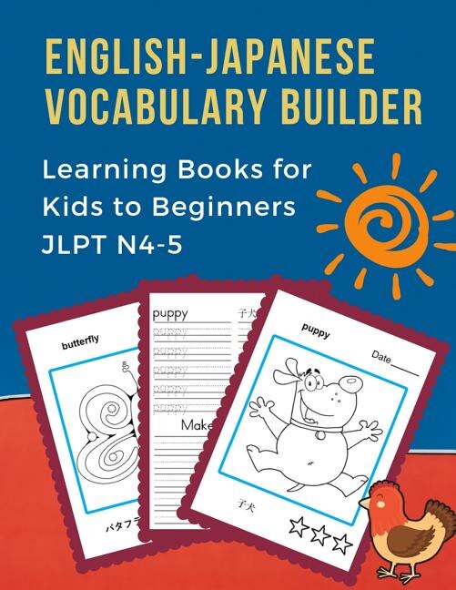 Front cover_English-Japanese Vocabulary Builder Learning Books for Kids to Beginners JLPT N4-5