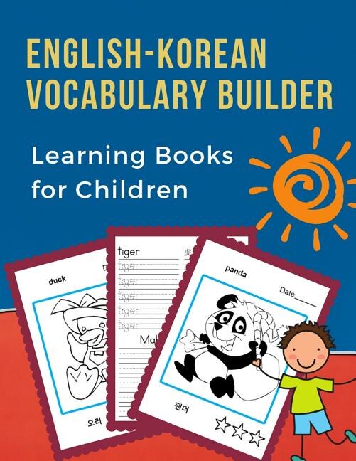 Couverture_English-Korean Vocabulary Builder Learning Books for Children