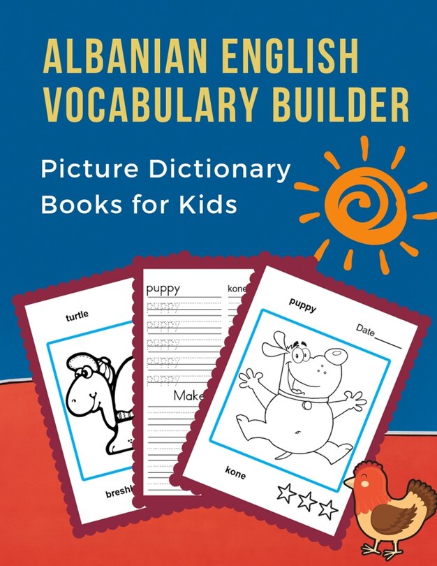Couverture_Albanian English Vocabulary Builder Picture Dictionary Books for Kid