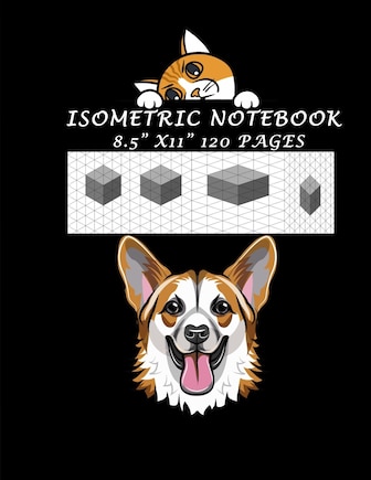 Isometric Notebook - 8.5 X 11 120 Pages: Isometric Drawing Graph Paper Notebook: Grid of Equilateral Triangles, Useful for 3D Designs such as Architecture or Landscaping, & planning 3D Printer Projects & Maths Geometry in School. Isometric Reticle dot