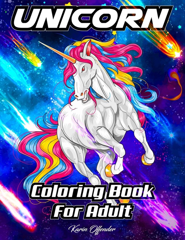 Couverture_Unicorn Coloring Book For Adult
