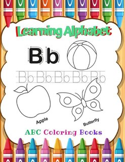 Front cover_Learning Alphabet Abc Coloring Books