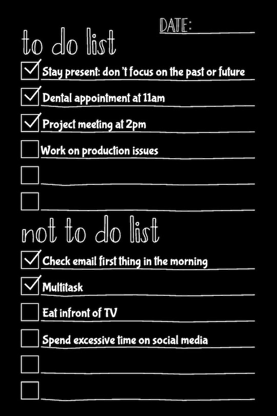 Front cover_To Do List Not To Do List