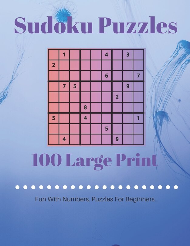 Front cover_Sudoku Puzzles 100 Large Print