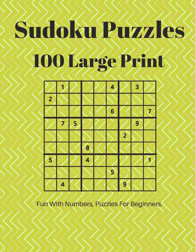 Couverture_Sudoku Puzzles 100 Large Print