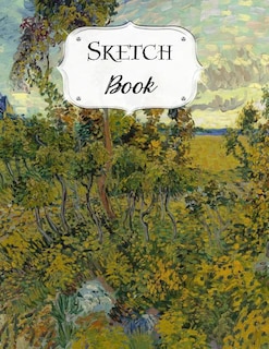 Sketch Book: Van Gogh Sketchbook Scetchpad for Drawing or Doodling Notebook Pad for Creative Artists Sunset at Montmajour