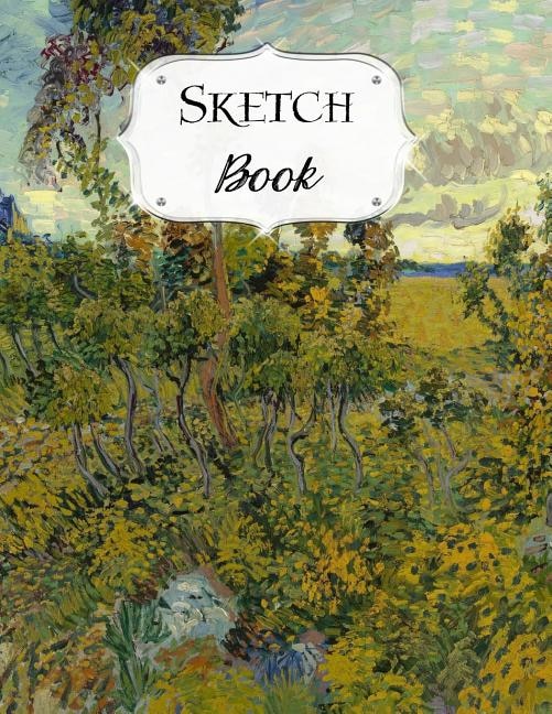 Sketch Book: Van Gogh Sketchbook Scetchpad for Drawing or Doodling Notebook Pad for Creative Artists Sunset at Montmajour