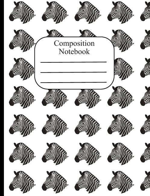 Composition Notebook: Zebra Polka Dot Wide Ruled Composition Book - 120 Pages - 60 Sheets