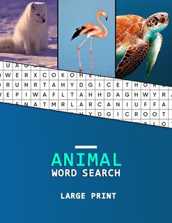 Front cover_Animal Word Search Large Print