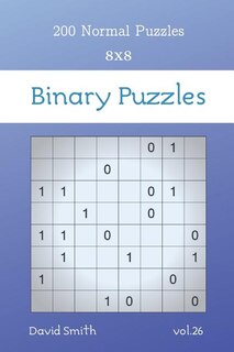 Couverture_Binary Puzzles - 200 Normal Puzzles 8x8 vol.26