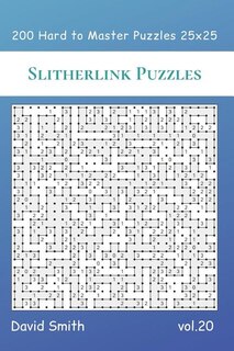 Front cover_Slitherlink Puzzles - 200 Hard to Master Puzzles 25x25 vol.20