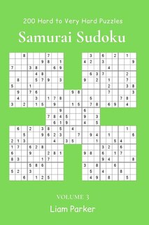 Front cover_Samurai Sudoku - 200 Hard to Very Hard Puzzles vol.3