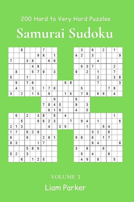 Front cover_Samurai Sudoku - 200 Hard to Very Hard Puzzles vol.3