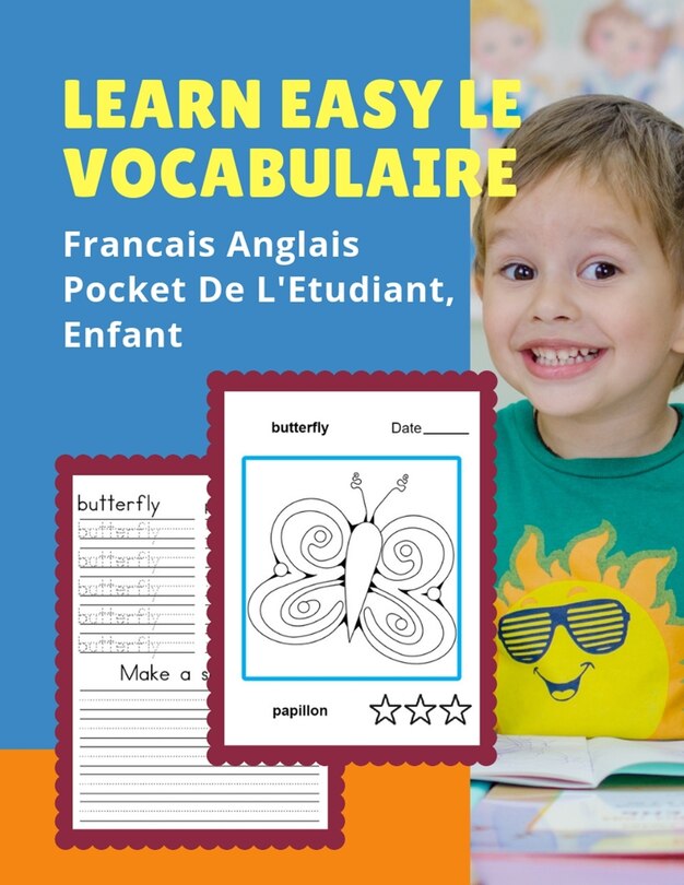 Front cover_Learn Easy Le Vocabulaire Francais Anglais Pocket De L'Etudiant, Enfant