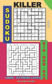 Front cover_Killer sudoku and Kin-kon-kan hard - extreme levels.