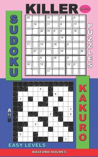 Couverture_Killer sudoku puzzles and Kakuro.