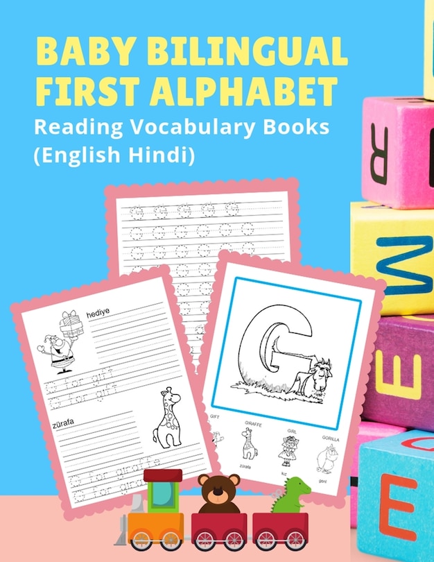 Couverture_Baby Bilingual First Alphabet Reading Vocabulary Books (English Hindi)