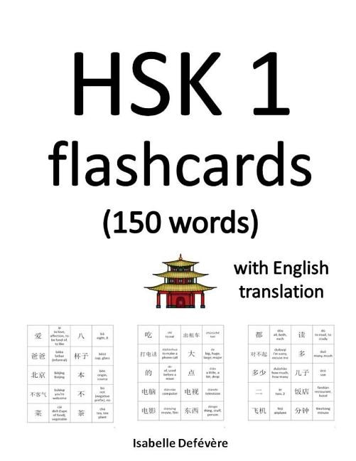 Front cover_HSK 1 flashcards (150 words) with English translation