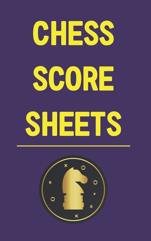 Front cover_Chess Score Sheets