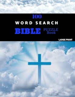 Front cover_100 Word Search Bible Puzzle Book Large Print