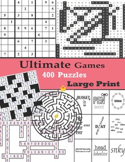 Front cover_Ultimate Games 400 Puzzles Large Print