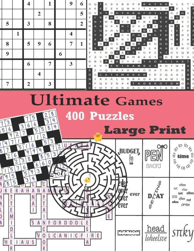 Front cover_Ultimate Games 400 Puzzles Large Print