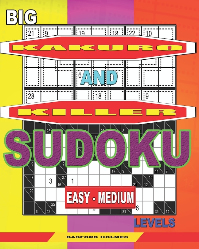 Front cover_Big Kakuro and Killer Sudoku easy - medium levels.